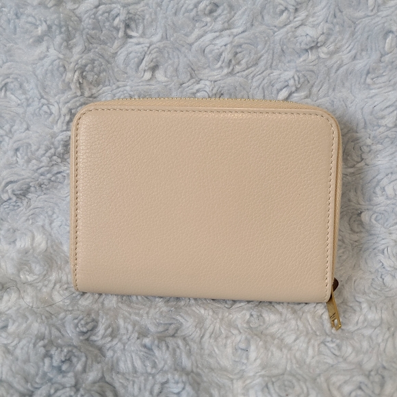YSL Saint Laurent Beige Tiny Monogram Bi-Fold Wallet - Picture 2 of 12